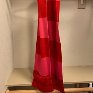 Kate Spade pink/red scarf